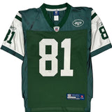 New York Jets Reebok Nfl Football Jersey - Small Green Nylon