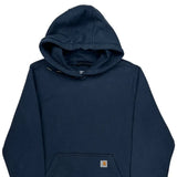 Carhartt Hoodie - Large Navy Cotton