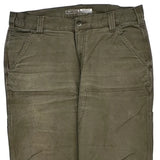 Carhartt Double Knee Cargo Pants - 34W 34L Green Cotton