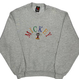 Disney Mickey Unlimited Graphic Sweatshirt - Medium Grey Cotton