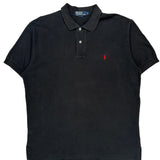 Polo By Ralph Lauren Polo Shirt - Large Black Cotton