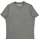 Hilfiger Denim T-Shirt - Large Gray Cotton