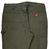 Dickies Carpenter Pants - 36W 31L Green Cotton