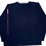 Polo By Ralph Lauren Spellout Long Sleeve T-Shirt - XL Navy Cotton