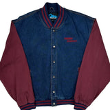 Parson Company Tri-Mountain Varsity Jacket - Large Blue Denim