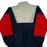 80'S Adidas Oversized Windbreaker - Medium Beige Nylon