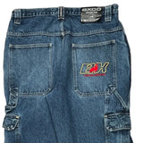 Exco Cargo Pants - 36W 30L Blue Cotton