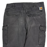 Carhartt Cargo Trousers - 34W 30L Grey Cotton