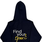 Find Your Spark Champion Hoodie - Small Black Cotton