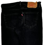 Levis 501 Jeans - 32W 30L Black Cotton