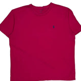 Ralph Lauren T-Shirt - Large Red Cotton