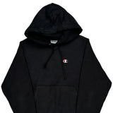 Reverse Weave Champion Hoodie - Small Black Cotton Blend