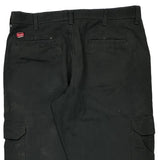 Wrangler Cargo Pants - 36W 34L Black Cotton Blend