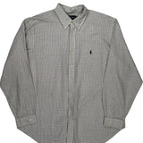 Ralph Lauren Checked Shirt - XL Brown Cotton