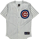Chicago Cubs Majestic Mlb Jersey - Small Blue Polyester