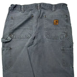 Carhartt Carpenter Trousers - 34W 30L Grey Cotton