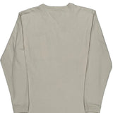 Carhartt Long Sleeve T-Shirt - Medium Cream Cotton