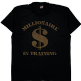 Motivational Fruit Of The Loom Single Stitch T-Shirt - Large Black Cotton Blend