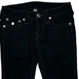 True Religion Denim Shorts - 27W US 4 Black Cotton