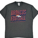 Denver Broncos Nfl T-Shirt - XL Gray Cotton