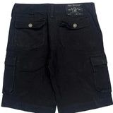 True Religion Cargo Shorts - 34W 11L Black Cotton
