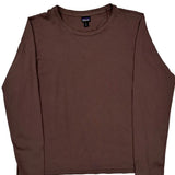 Patagonia Long Sleeve T-Shirt - Medium Brown Cotton