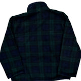 Polo By Ralph Lauren Checked Snap-T Fleece - Large Green Polyester