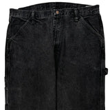 Unbranded Carpenter Jeans - 36W 30L Black Cotton