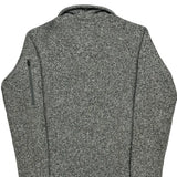 Patagonia Fleece 1/4 Zip - Small Gray Polyester