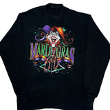 Tees Unlimited Single Stitch Long Sleeve T-Shirt - Large Black Cotton