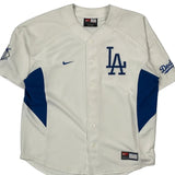 Los Angeles Dodgers Nike Mlb Jersey - Large Blue Polyester