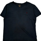 Polo By Ralph Lauren T-Shirt - Large Navy Cotton