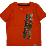 Age 2 Carhartt Graphic T-Shirt - 2XS Orange Cotton