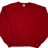 Russell Athletic Sweatshirt - XL Red Cotton