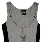 Harley Davidson Graphic Tank Top - Small Black Cotton