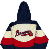 Braves Apex One Mlb Windbreaker - Medium Cream Nylon