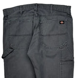 Dickies Carpenter Pants - 34W 33L Gray Cotton