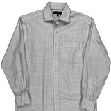 Tommy Hilfiger Checked Shirt - Medium White Cotton