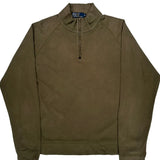 Polo By Ralph Lauren 1/4 Zip - XL Brown Cotton