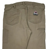 Bulwark Cargo Pants - 36W 32L Khaki Cotton