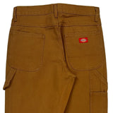 Dickies Double Knee Carpenter Pants - 30W 32L Brown Cotton