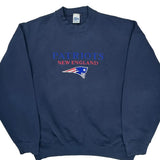 New England Patriots Salem Football Sweatshirt - XL Navy Cotton Blend