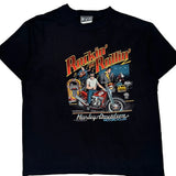 Harley Davidson Speed Limit Single Stitch T-Shirt - XL Black Cotton
