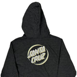 Santa Cruz Hoodie - Medium Gray Cotton Blend