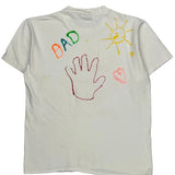 80S Bainbridge Island Softbal Sledman Graphic T-Shirt - Large White Cotton