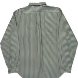 Ralph Lauren Striped Shirt - XL Green Cotton