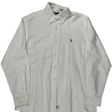 Ralph Lauren Shirt - Medium White Cotton
