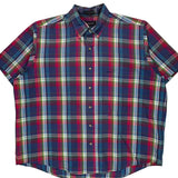 Gant Checked Short Sleeve Shirt - XL Multicoloured Cotton