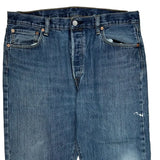 501 Levis Jeans - 36W 29L Blue Cotton