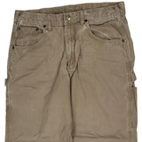 Carhartt Carpenter Trousers - 34W 30L Khaki Cotton